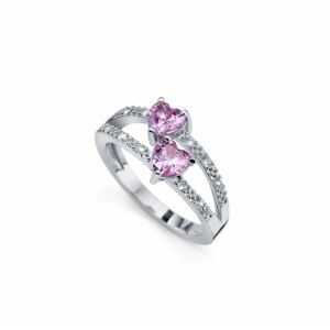 Oliver Weber Romantický prsteň s kubickými zirkónmi Bhumi Magic Blossoms 41179 L (56 - 59 mm)