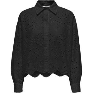 ONLY Dámska košeľa ONLVALAIS Loose Fit 15269568 Black XL