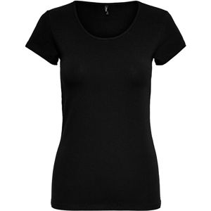 ONLY Dámske tričko ONLLIVE Tight Fit 15205059 Black L