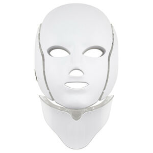 Palsar 7 Ošetrujúci LED maska na tvár a krk biela (LED Mask + Neck 7 Color s White)