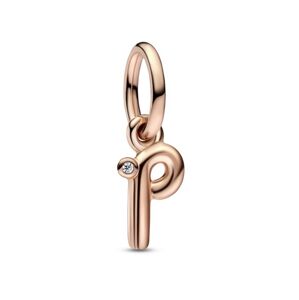 Pandora Bronzový prívesok písmeno P so zirkónom 782461C01