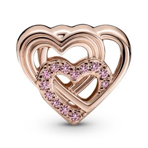 Pandora Romantická bronzová korálka Prepletené srdce 789529C01