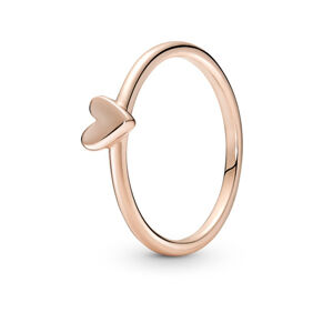 Pandora Romantický bronzový prsteň Rose 180092C00 54 mm
