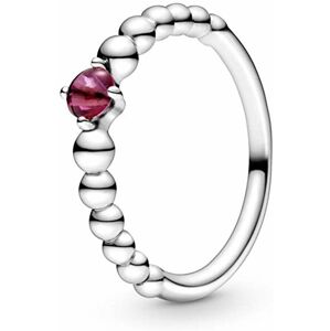 Pandora Strieborný prsteň pre ženy narodené v júli 198867C02 54 mm
