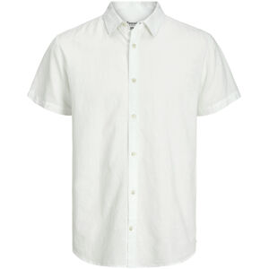 Jack&Jones Pánska košeľa JJESUMMER Comfort Fit 12248383 White XL
