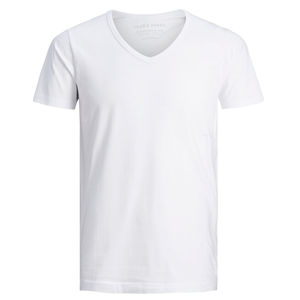 Jack&Jones Pánske tričko JJEBASIC Stretch Fit 12059219 OPT WHITE XXL