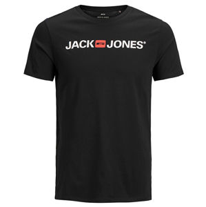 Jack&Jones Pánske tričko JJECORP Slim Fit 12137126 Black XXL