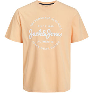 Jack&Jones Pánske tričko JJFOREST Standard Fit 12247972 Apricot Ice M