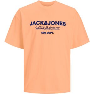 Jack&Jones Pánske tričko JJGALE Relaxed Fit 12247782 Apricot Ice S