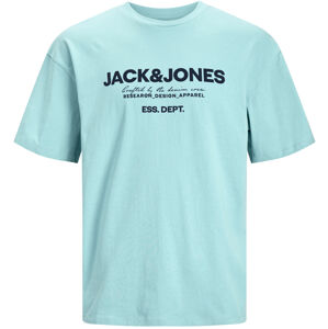 Jack&Jones Pánske tričko JJGALE Relaxed Fit 12247782 Soothing Sea L