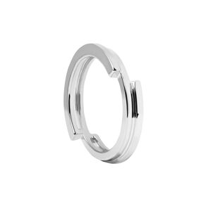 PDPAOLA Minimalistický strieborný prsteň Genesis Essentials AN02-898 58 mm