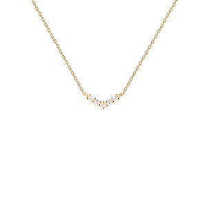 PDPAOLA Romantický strieborný náhrdelník MINI CROWN Silver CO01-485-U