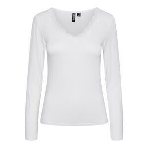 Pieces Dámske tričko PCBARBERA Standard Fit 17141053 Bright White XXL