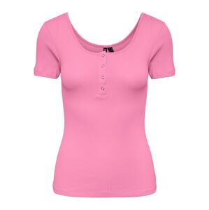 Pieces Dámske tričko PCKITTE Slim Fit 17101439 Begonia Pink XS