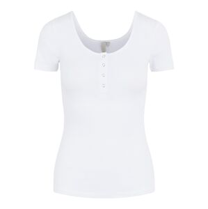 Pieces Dámske tričko PCKITTE Slim Fit 17101439 Bright White XXL