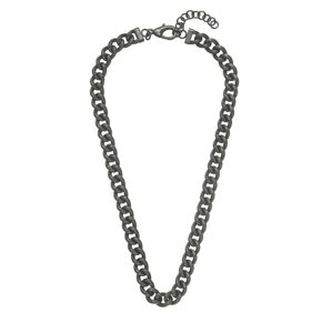 Police Masívny čierny náhrdelník z ocele Crank PEAGN0032303