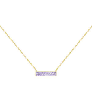 Preciosa Luxusný oceľový náhrdelník Desire s českým krištáľom Preciosa 7430Y56