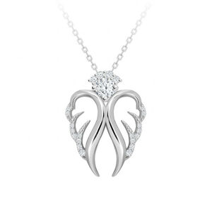 Preciosa Nežný strieborný náhrdelník Angelic Hope 5293 00 40 cm