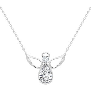 Preciosa Strieborný náhrdelník Angelic Faith 5292 00 (retiazka, prívesok) 40 cm