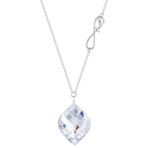 Preciosa Strieborný náhrdelník s kryštálom Faith 6025 00