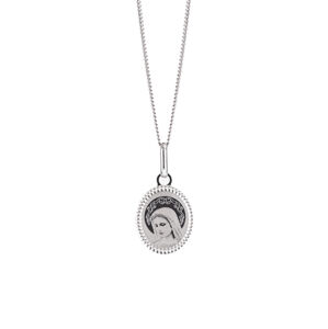 Preciosa Strieborný náhrdelník s medailónkom Panna Mária 6154 00