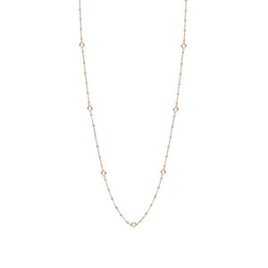 Rosato Dlhý bronzový náhrdelník s krúžkami na prívesky Storie RZC051