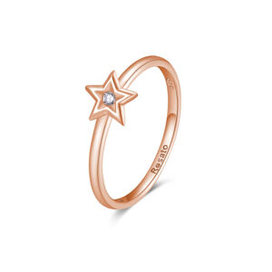Rosato Pôvabný bronzový prsteň s hviezdičkou Allegra RZA028 52 mm
