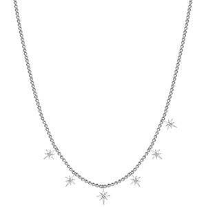 Rosato Strieborný náhrdelník s príveskami Storie RZC035