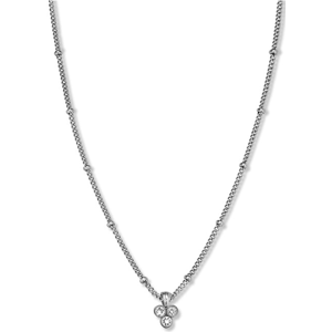 Rosefield Oceľový náhrdelník s trojitým kryštálom Swarovski Toccombo JTNTS-J442