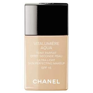 Chanel Rozjasňujúci hydratačný make-up Vitalumiere Aqua SPF 15 ( Ultra - Light Skin Perfecting Makeup) 30 ml 42 Beige Rosé