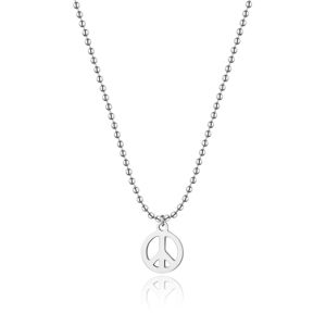 S`Agapõ Originálny oceľový náhrdelník Peace Smile SSM002