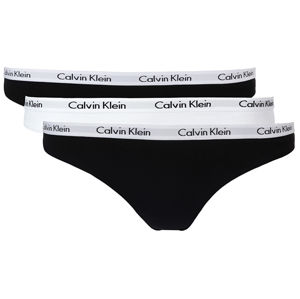 Calvin Klein 3 PACK - dámske nohavičky Bikini QD3588E-WZB XS