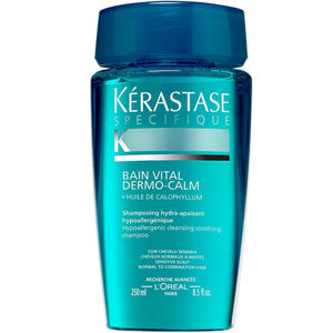 Kérastase Šampón pre citlivú vlasovú pokožku pre normálne až zmiešané vlasy Bain Vital Dermo-Calm(Hypoallergenic Hydra-Soothing Shampoo) 1000 ml