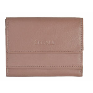 SEGALI Dámska kožená peňaženka 1756 baby pink
