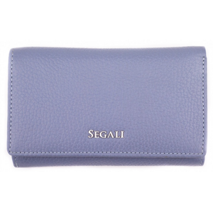 SEGALI Dámska kožená peňaženka 7074 B lavender