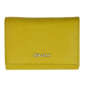 SEGALI Dámska kožená peňaženka 7106 B yellow