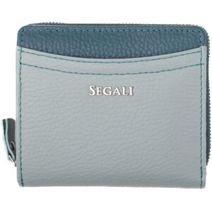 SEGALI Dámska kožená peňaženka 7544 B sage/blue