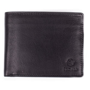SEGALI Pánska kožená peňaženka 1018 black