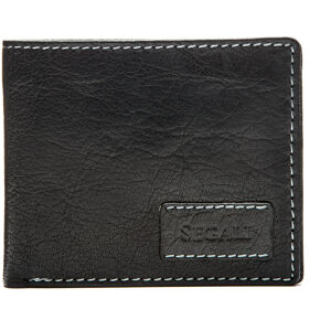 SEGALI Pánska kožená peňaženka 1031 Black