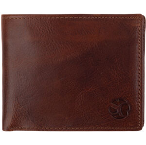 SEGALI Pánska kožená peňaženka 1036 brown