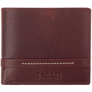 SEGALI Pánska kožená peňaženka 1043 brown