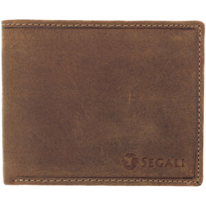 SEGALI Pánska kožená peňaženka 1059 brown