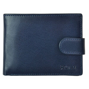SEGALI Pánska kožená peňaženka 2511 blue