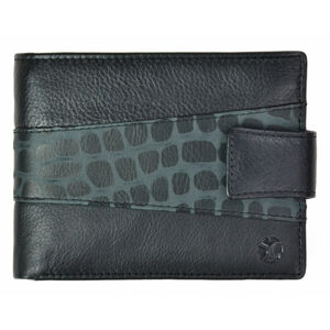 SEGALI Pánska kožená peňaženka 61325 CC black