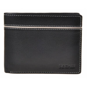 SEGALI Pánska kožená peňaženka 7101 black