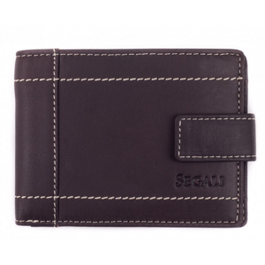 SEGALI Pánska kožená peňaženka 7515L brown