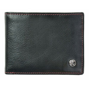 SEGALI Pánska kožená peňaženka 907 114 026 black/red