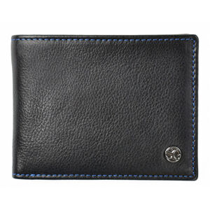 SEGALI Pánska kožená peňaženka 907 114 026 black/blue
