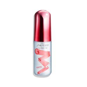 Shiseido Osviežujúca a ochranná pleťová hmla Ultimune + náhradná náplň (Defence Refresh Mist) 2 x 30 ml