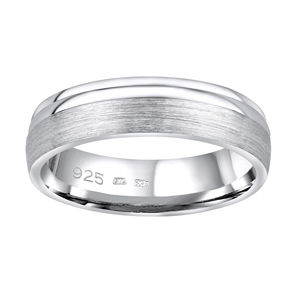 Silvego Snubný strieborný prsteň Amora pre mužov aj ženy QRALP130M 72 mm